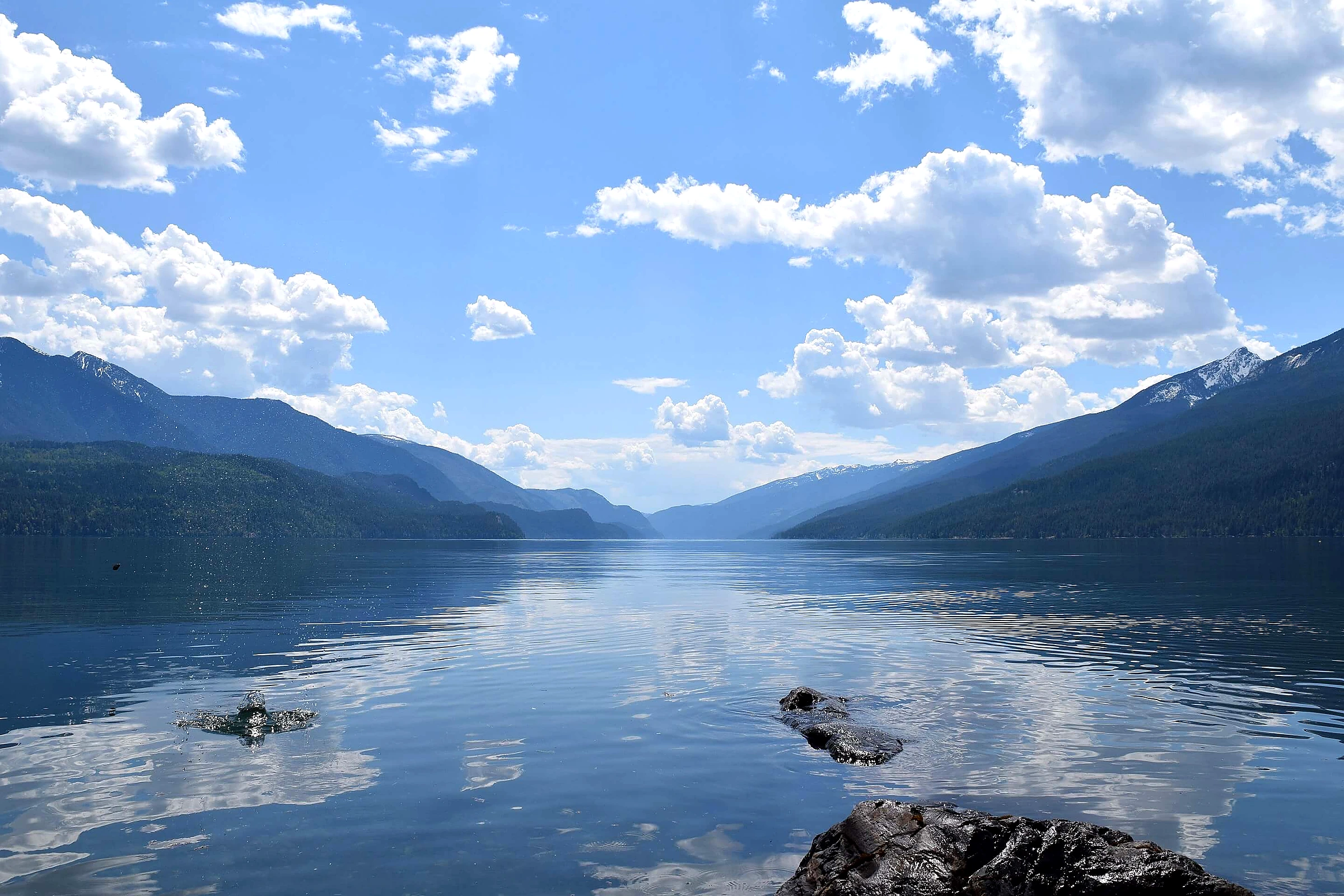 Slocan Lake in British Columbia